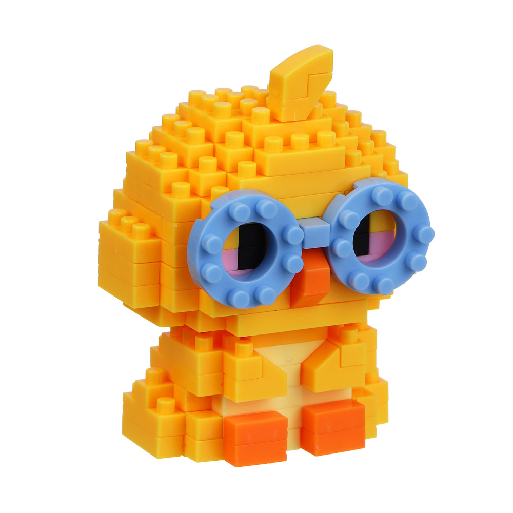 Конструктор мини 3D "Зверюшики", ABS, 7,8х4,1х11,3см, 6 видов, арт.№ 858-074