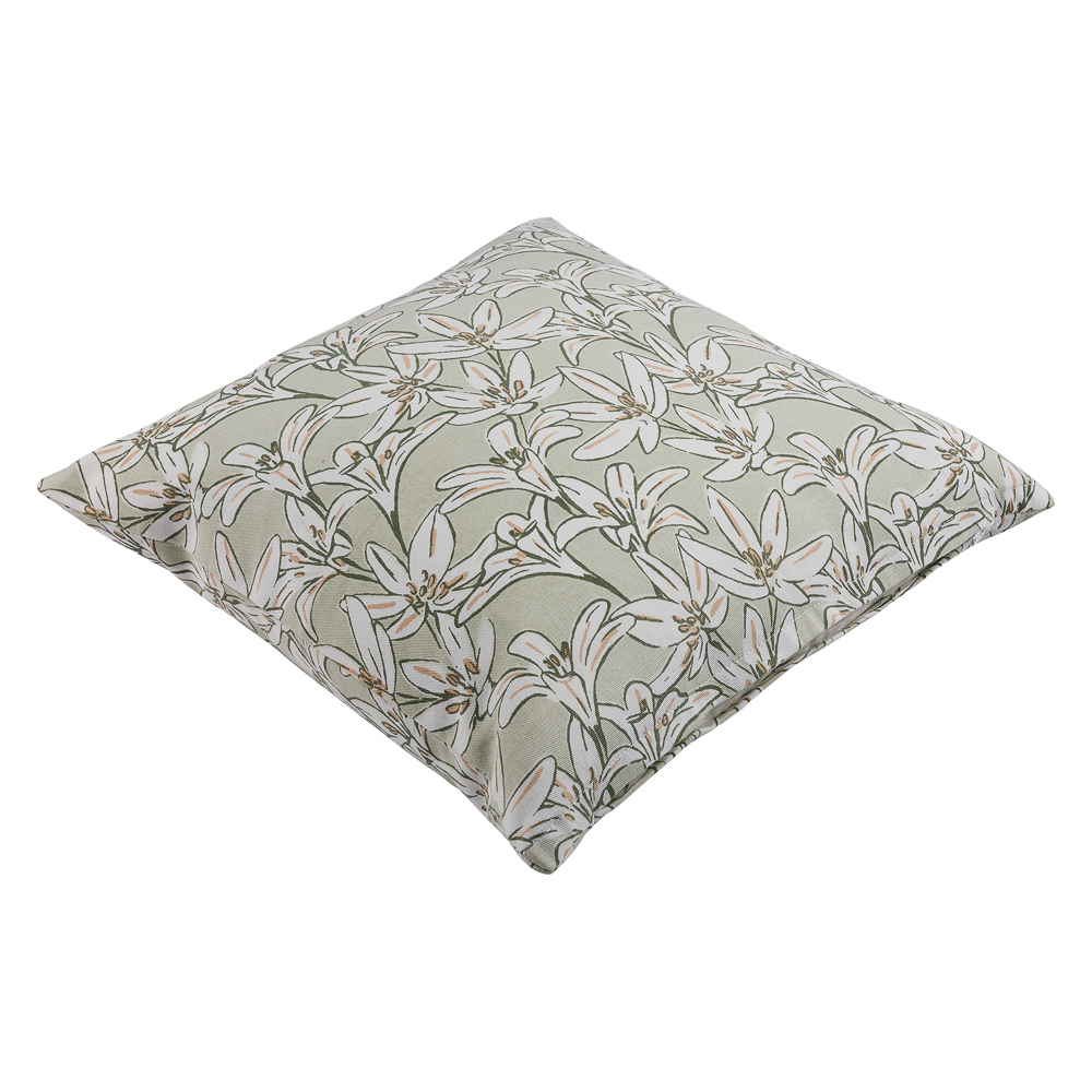 PROVANCE Эвкалипт Чехол для подушки 40х40см, 100% хлопок, зелёный, арт.№ 497-001