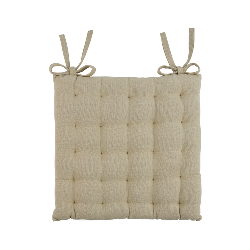 PROVANCE Эвкалипт Подушка на стул, 100% хлопок, 38x38см, зелёный, арт.№ 482-044