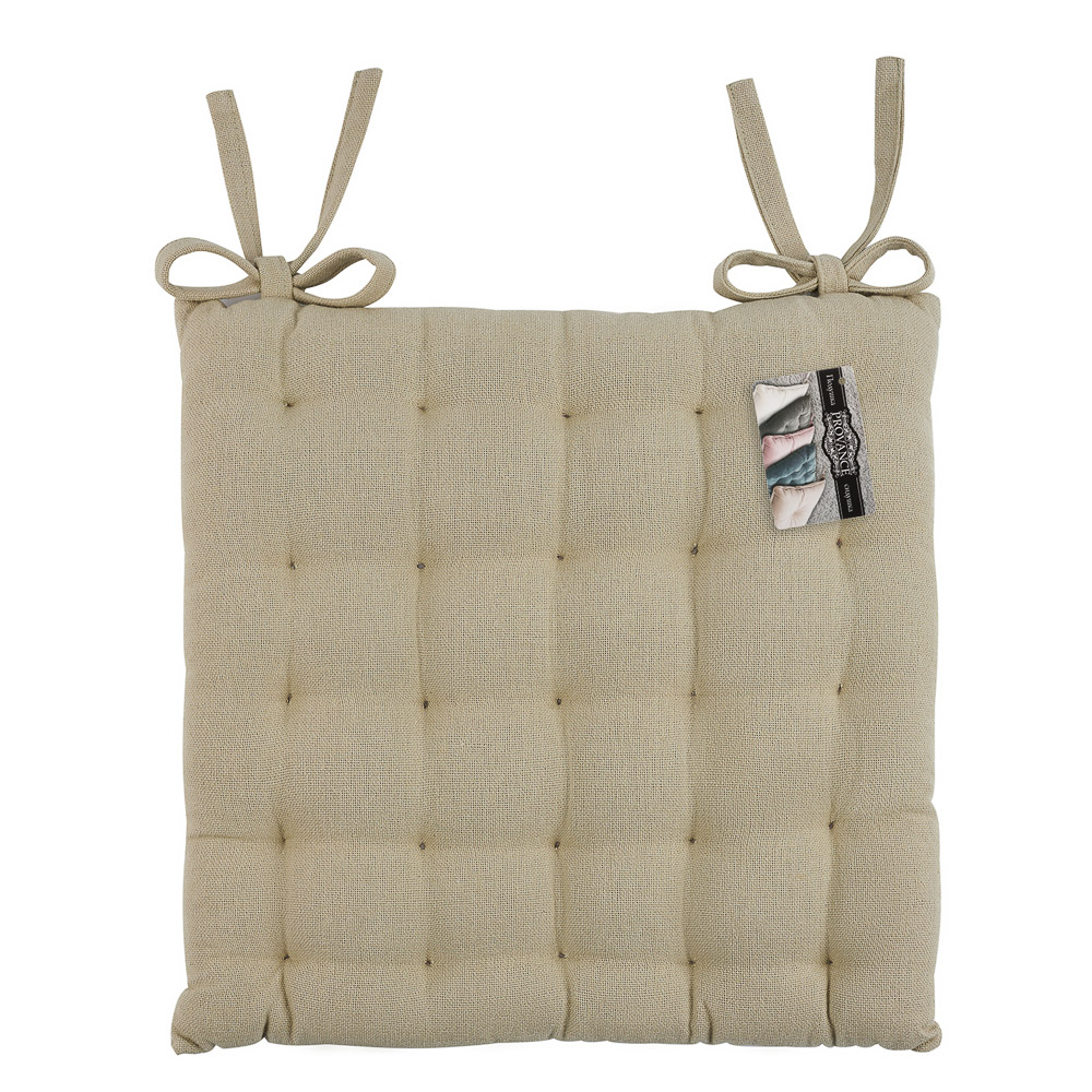 PROVANCE Эвкалипт Подушка на стул, 100% хлопок, 38x38см, зелёный, арт.№ 482-044