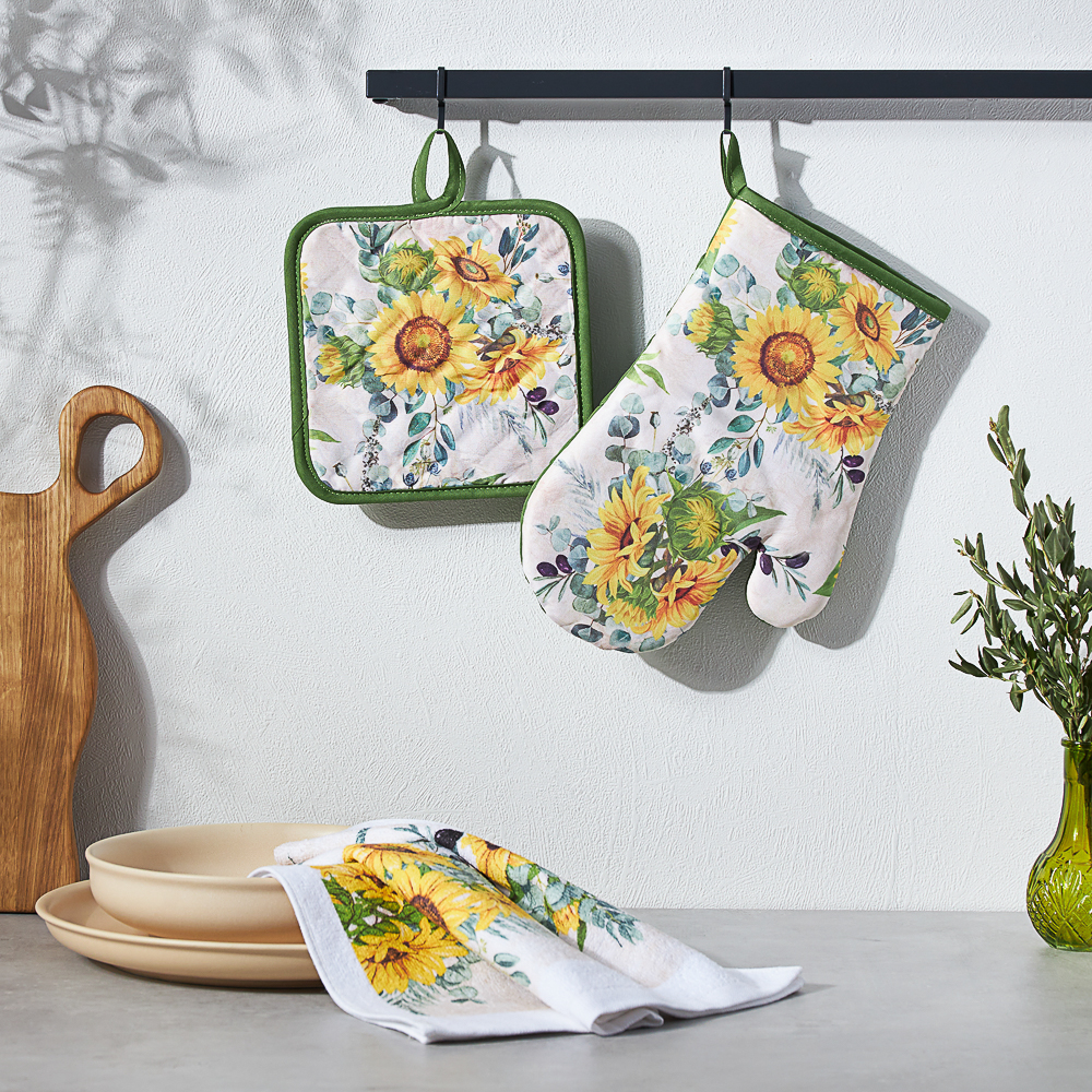 PROVANCE Подсолнухи Прихватка, 100% полиэстер, 17х17см, арт.№ 493-006