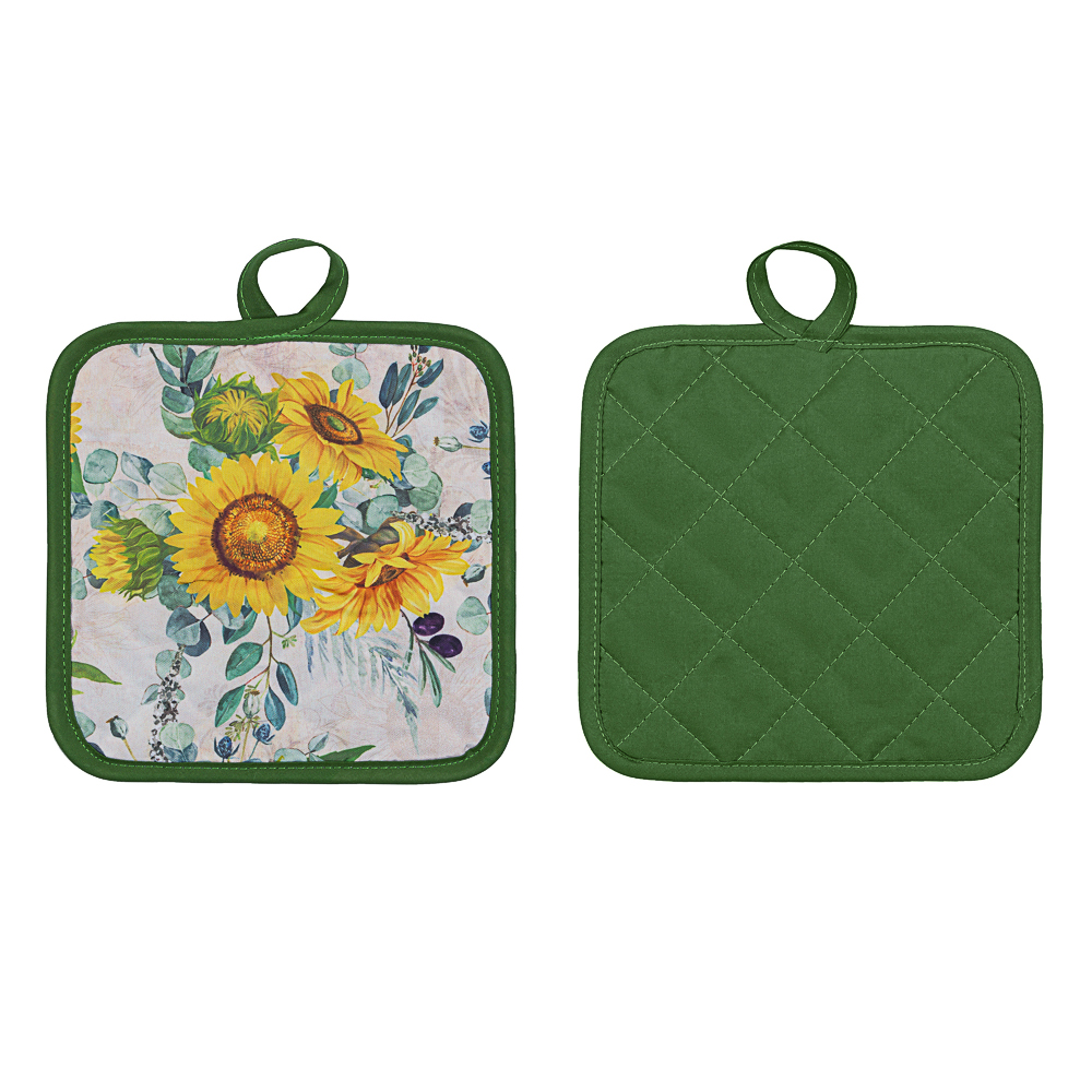 PROVANCE Подсолнухи Прихватка, 100% полиэстер, 17х17см, арт.№ 493-006