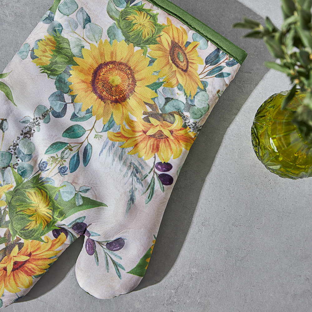 PROVANCE Подсолнухи Прихватка-варежка, 100% полиэстер, 17х27см, арт.№ 493-007