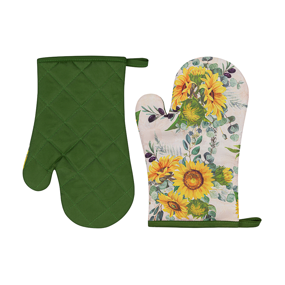 PROVANCE Подсолнухи Прихватка-варежка, 100% полиэстер, 17х27см, арт.№ 493-007