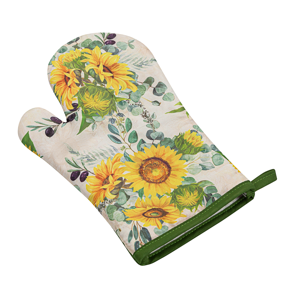 PROVANCE Подсолнухи Прихватка-варежка, 100% полиэстер, 17х27см, арт.№ 493-007