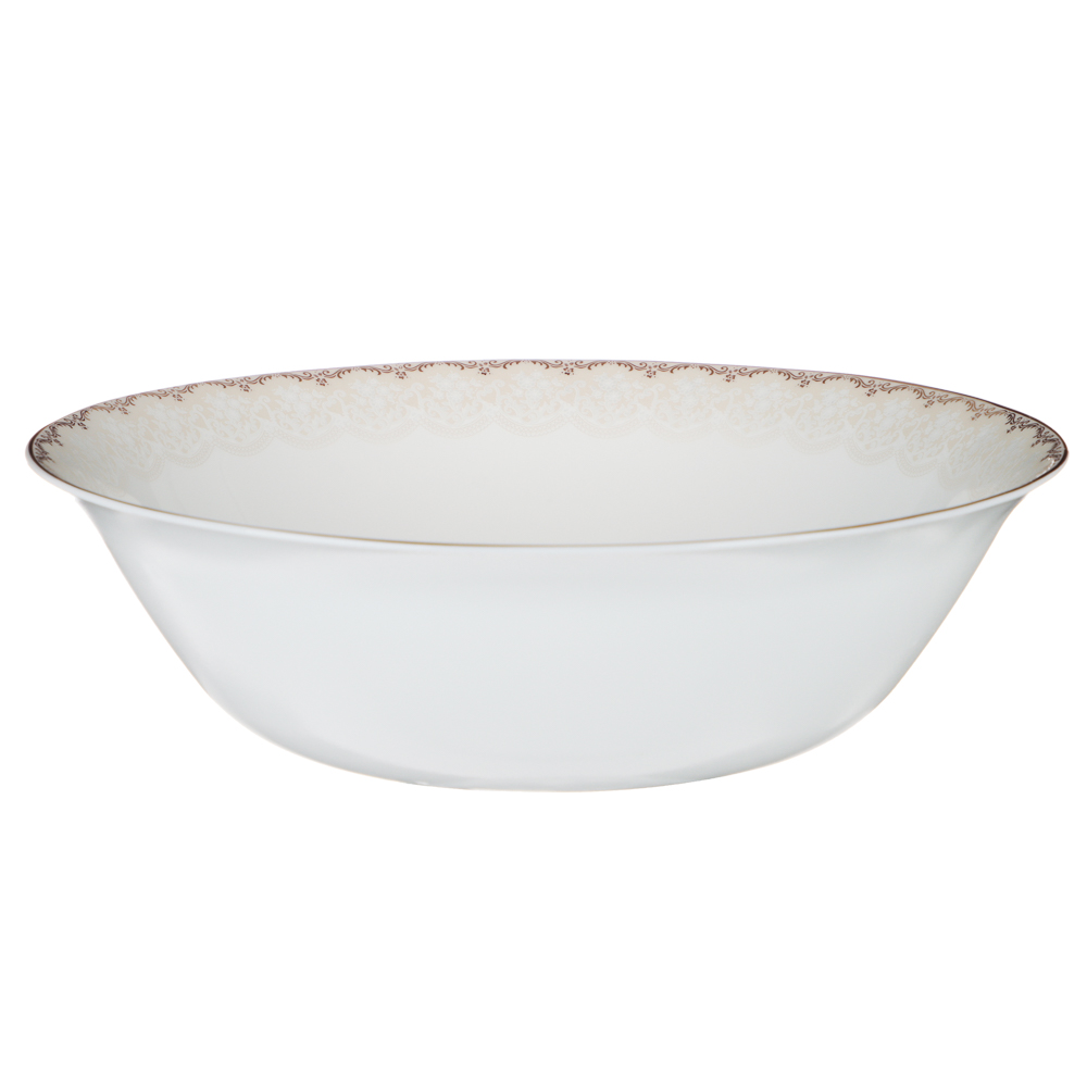 MILLIMI Руан Салатник опаловое стекло 23см, 1300мл, 21057, арт.№ 818-614