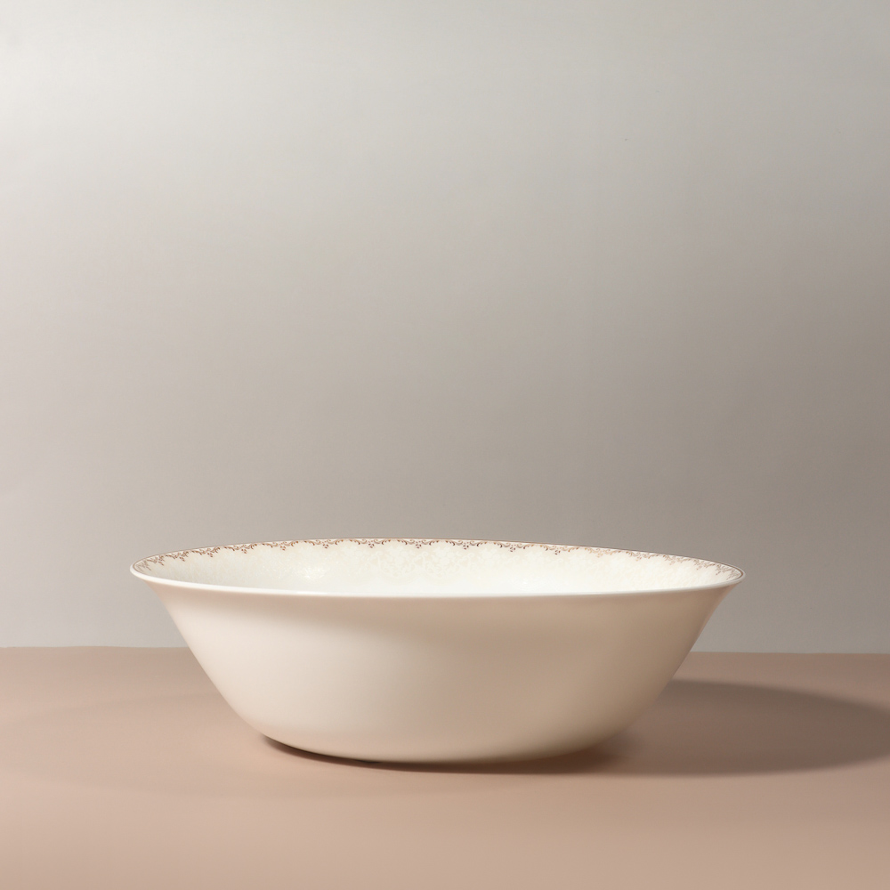 MILLIMI Руан Салатник опаловое стекло 23см, 1300мл, 21057, арт.№ 818-614