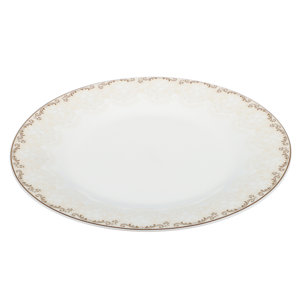 MILLIMI Руан Тарелка подстановочная опаловое стекло 25см, 21057, арт.№ 818-618