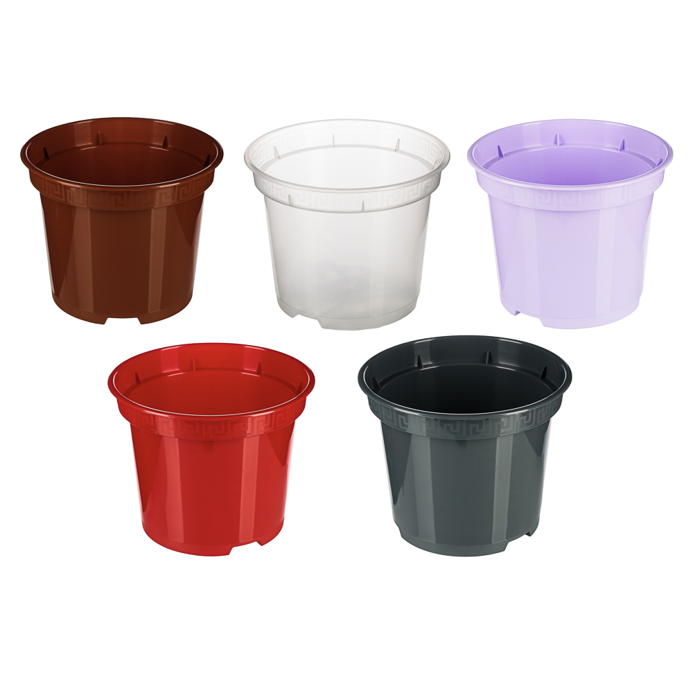 Кашпо "КлассикС" 1,5л, d15см, 5 цветов, арт.№ 164-213