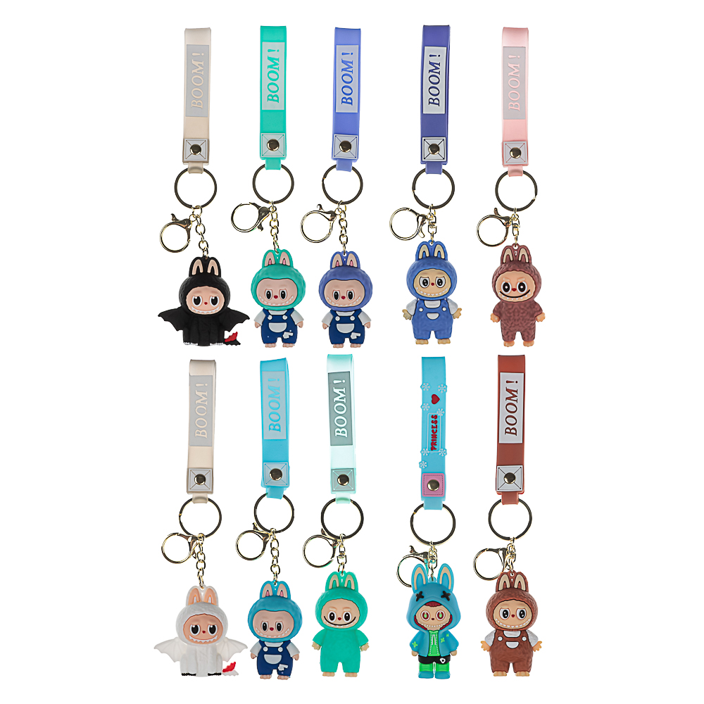 Брелок с игрушкой "Модный зубастик", 6 дизайнов, арт.№ 295-294