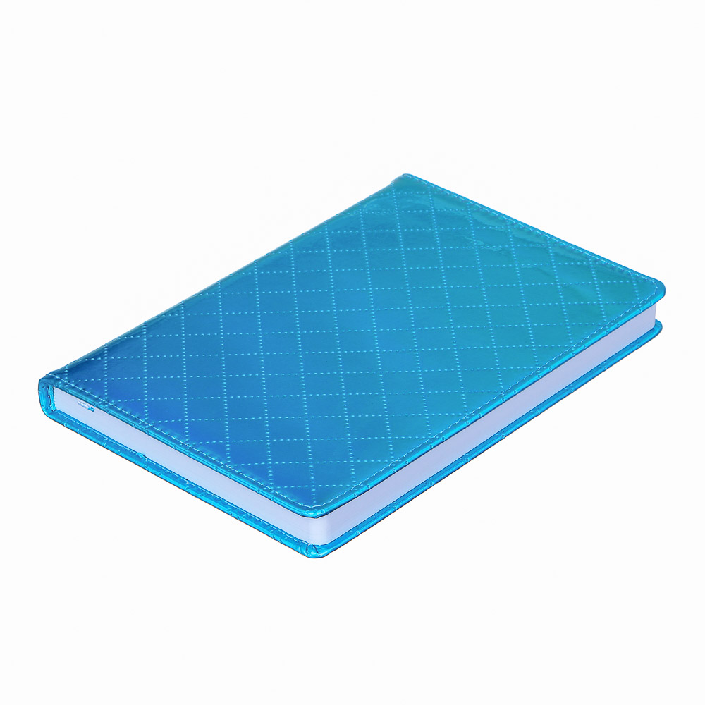 Ежедневник недатир."Фэшн" А5, 320стр, тверд.обл.с поролоном, глянцевый фактурный ПУ, пакет, 3 цв., арт.№ 572-064