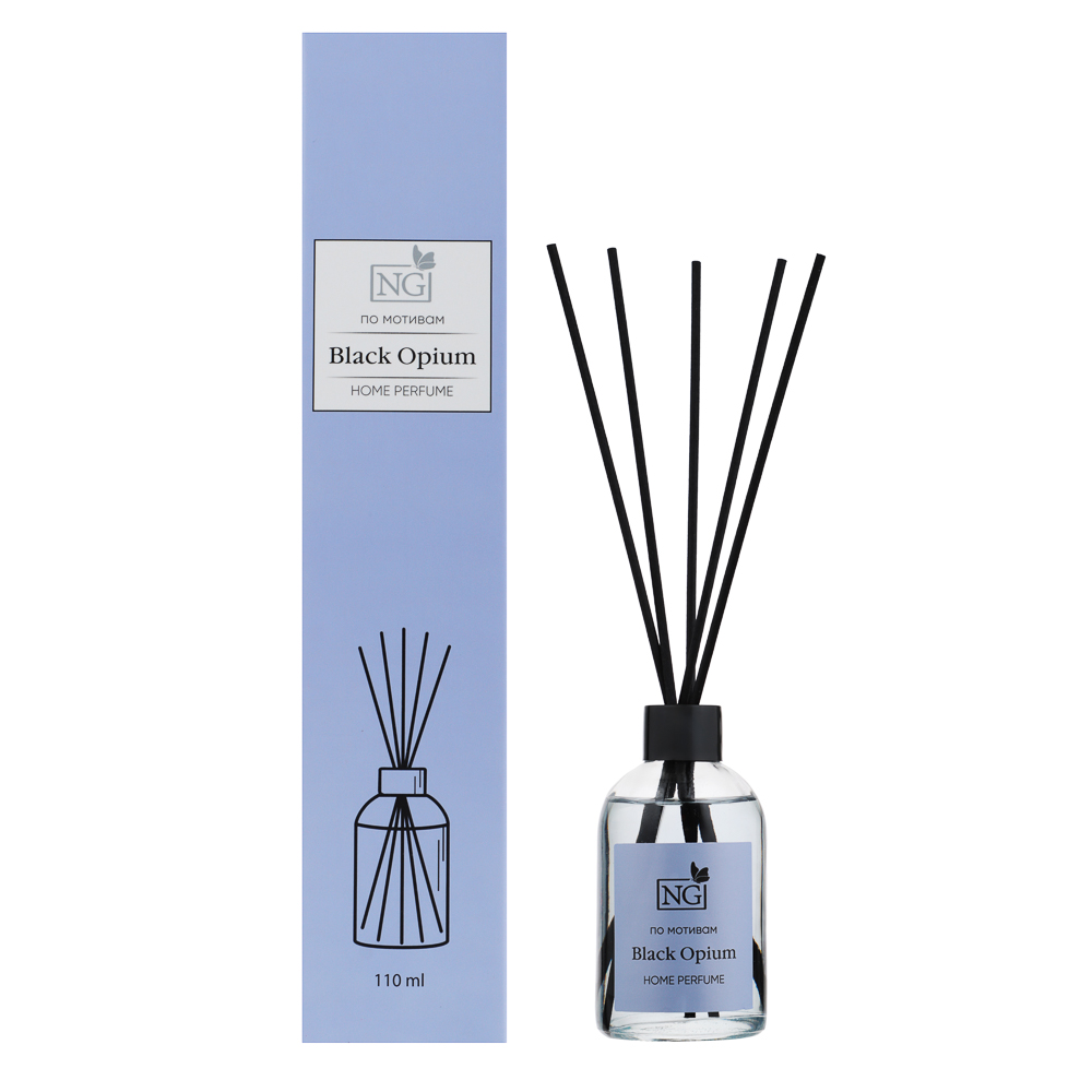 NEW GALAXY Ароматизатор диффузор Home Perfume, Black Opium 110 мл, арт.№ 778-234