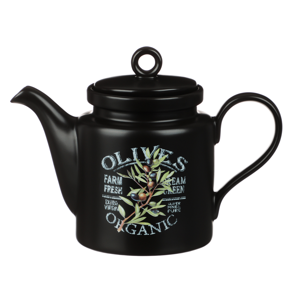 MILLIMI Олива Чайник заварочный, 920мл, 23х11х15,5см, керамика, арт.№ 824-002