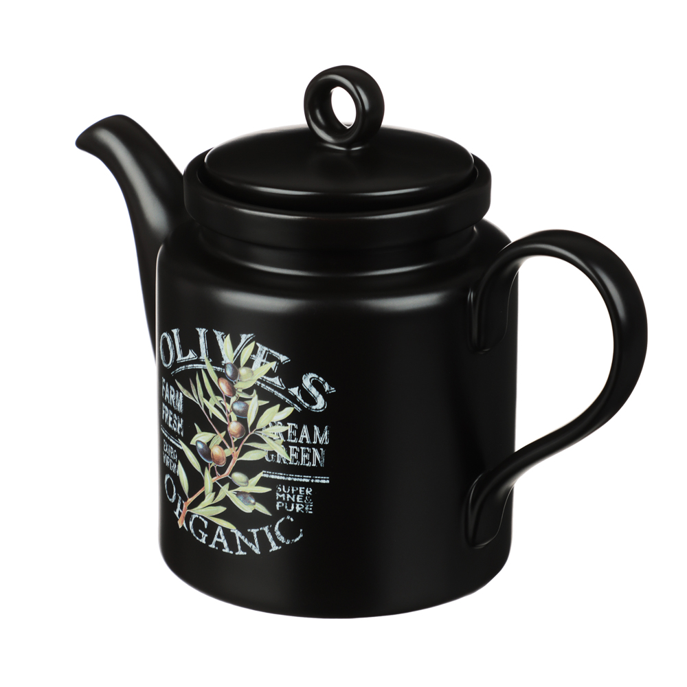 MILLIMI Олива Чайник заварочный, 920мл, 23х11х15,5см, керамика, арт.№ 824-002