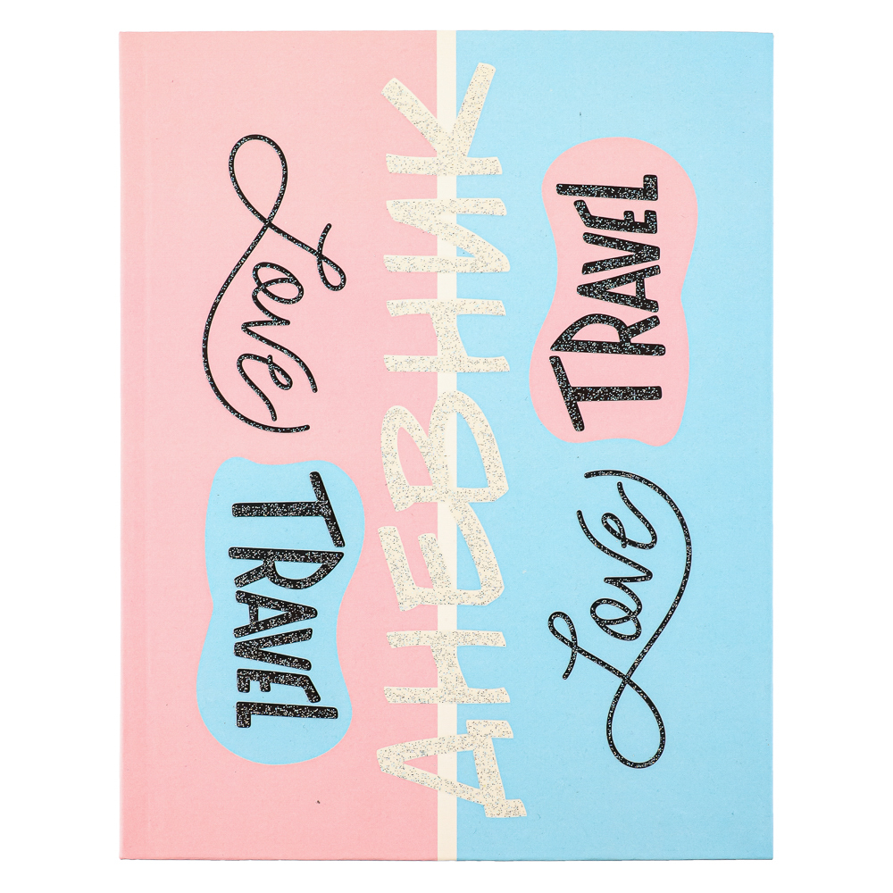 ТРЕВЕЛ Дневник школьный, гибкая интегральная обложка, выборочный глиттерный лак, 48 листов, арт.№ 564-015