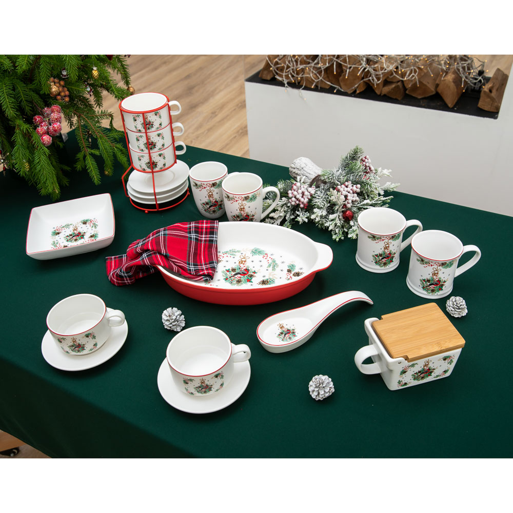 MILLIMI Снегирь Банка для соли 300мл, 15,5х9х7,5см, керамика, арт.№ 820-135