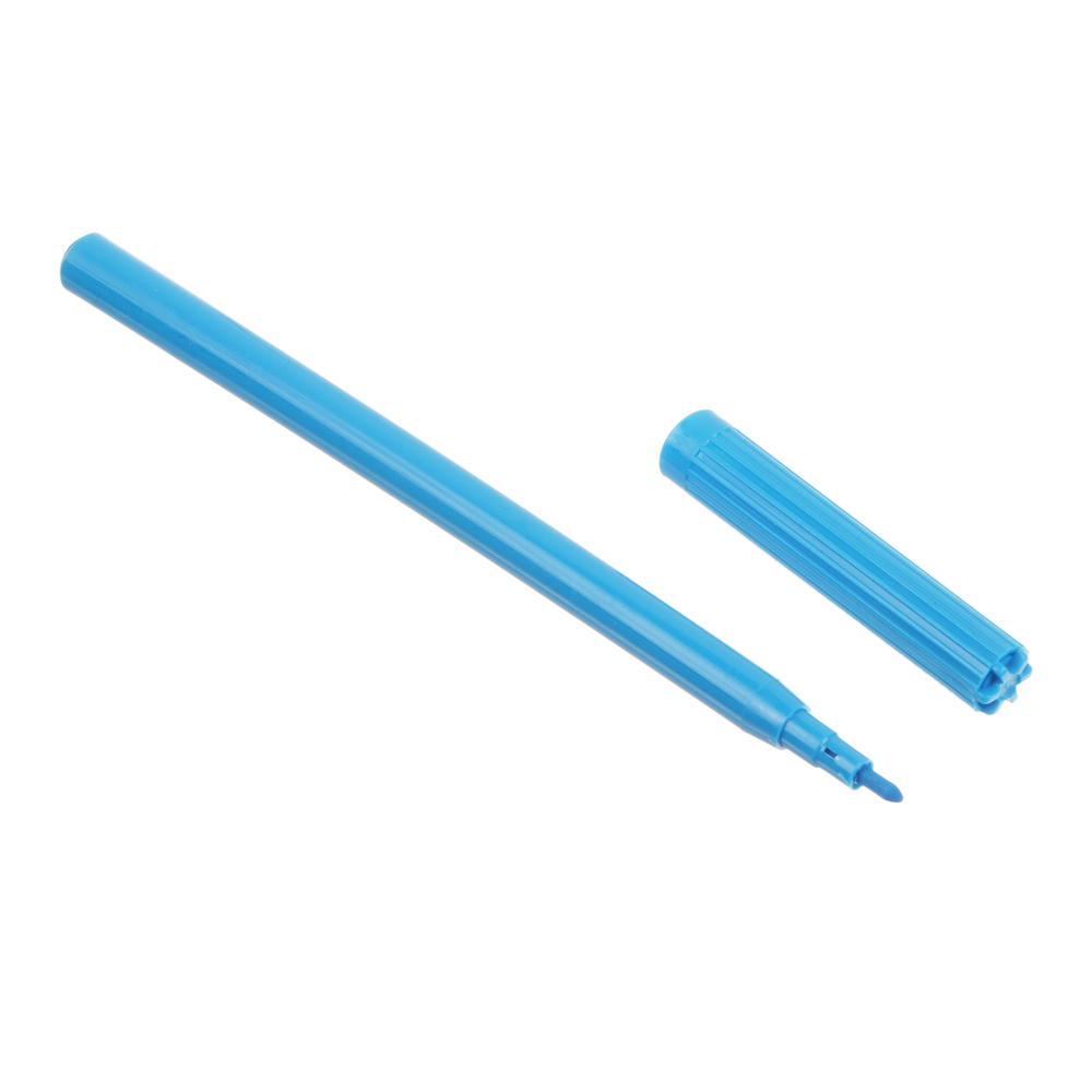 Фломастеры 12цв. ClipStudio с цветным вентилируемым колпачком, пластик, в ПВХ пенале, арт.№ 256-134