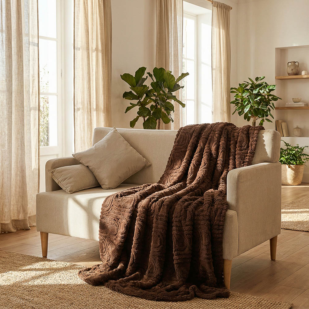 PROVANCE Мосс Плед микрофибра 150х200см, 280 г/м, 100% полиэстер, 3 цвета, арт.№ 486-224