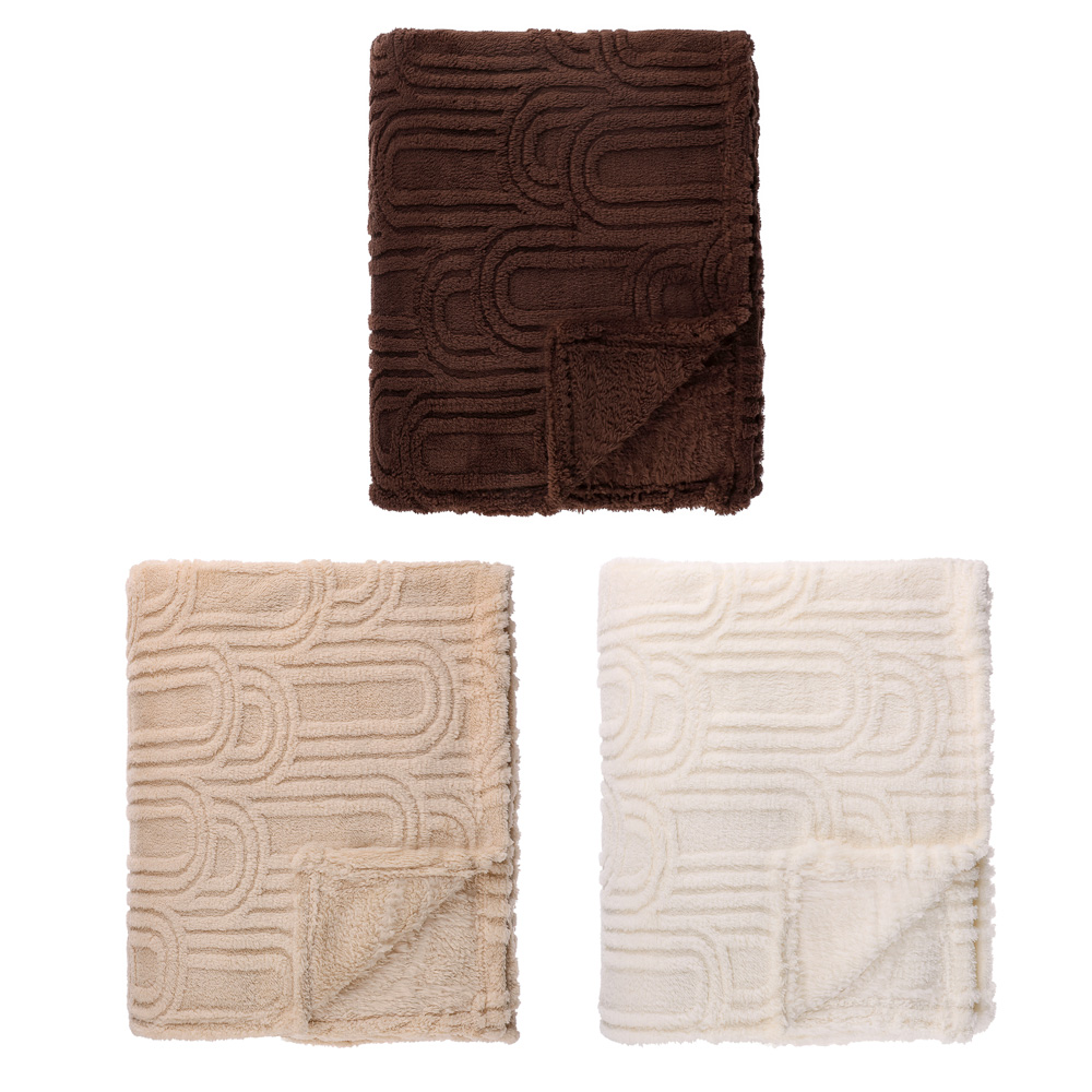 PROVANCE Мосс Плед микрофибра 150х200см, 280 г/м, 100% полиэстер, 3 цвета, арт.№ 486-224