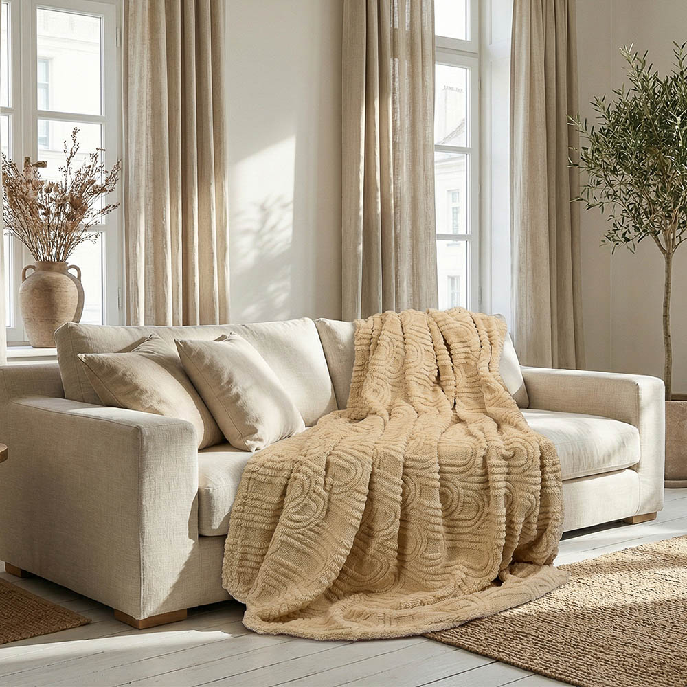 PROVANCE Мосс Плед микрофибра 150х200см, 280 г/м, 100% полиэстер, 3 цвета, арт.№ 486-224