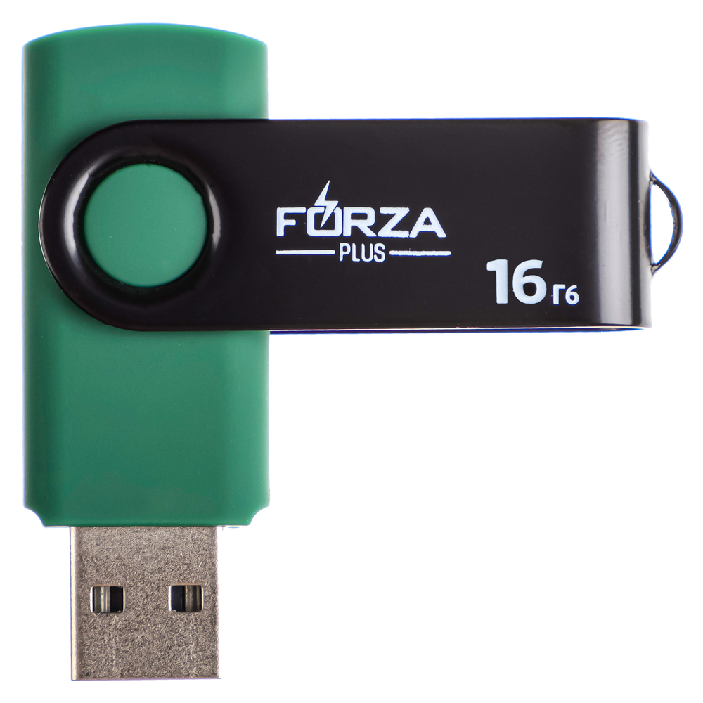 Флеш-карта USB2.0 FORZA 16Гб, 6 класс, матовое покрытие, блистер, пластик, арт.№ 405-015