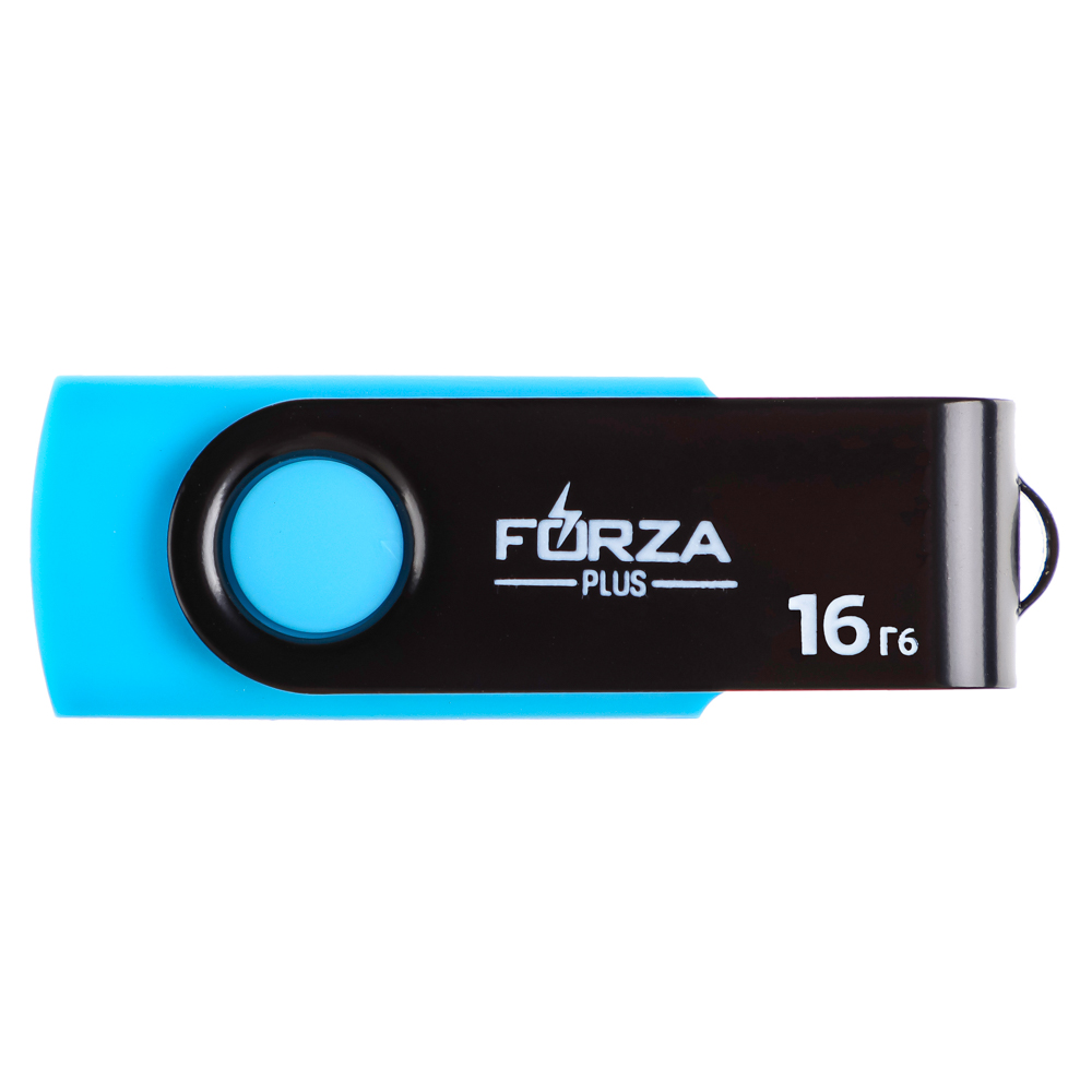 Флеш-карта USB2.0 FORZA 16Гб, 6 класс, матовое покрытие, блистер, пластик, арт.№ 405-015