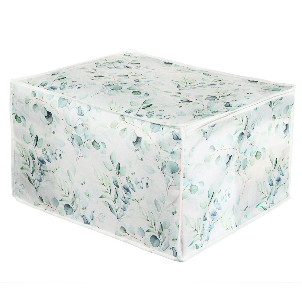 VETTA Рио-де-Жанейро Кофр на молнии с прозрачным окном 60х50х35см, спанбонд, ПЕВА, 2 диз., арт.№ 457-760