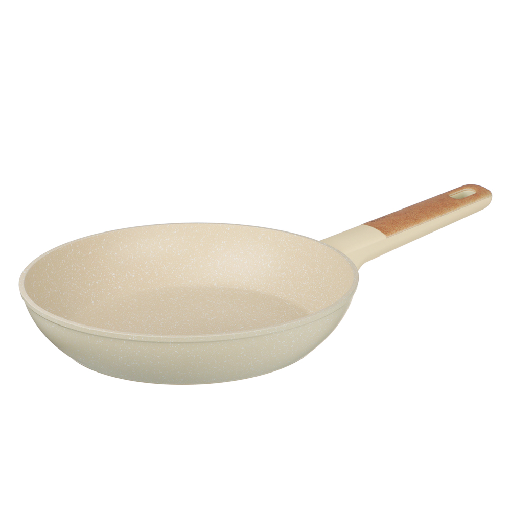 SATOSHI Кантри Сковорода литая d24см, антипригарное покрытие мрамор, индукция, 3 цвета, арт.№ 846-760