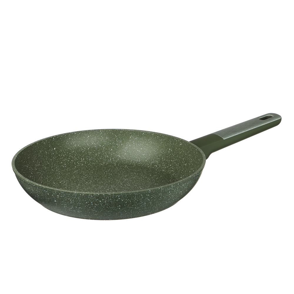 SATOSHI Кантри Сковорода литая d26см, антипригарное покрытие мрамор, индукция, 3 цвета, арт.№ 846-761