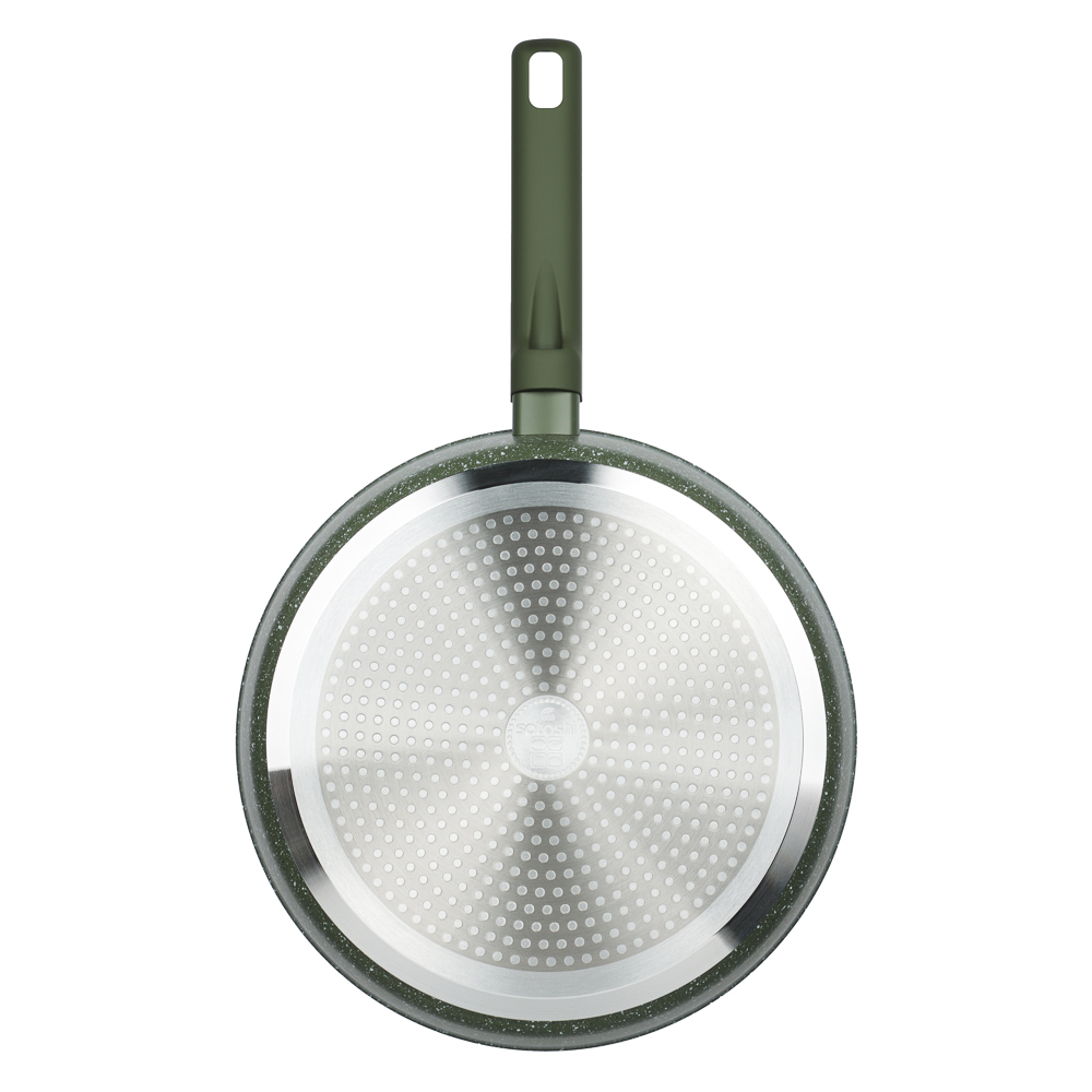 SATOSHI Кантри Сковорода литая глубокая d=28см, антипригарное покрытие мрамор, индукция, 3 цвета, арт.№ 846-762