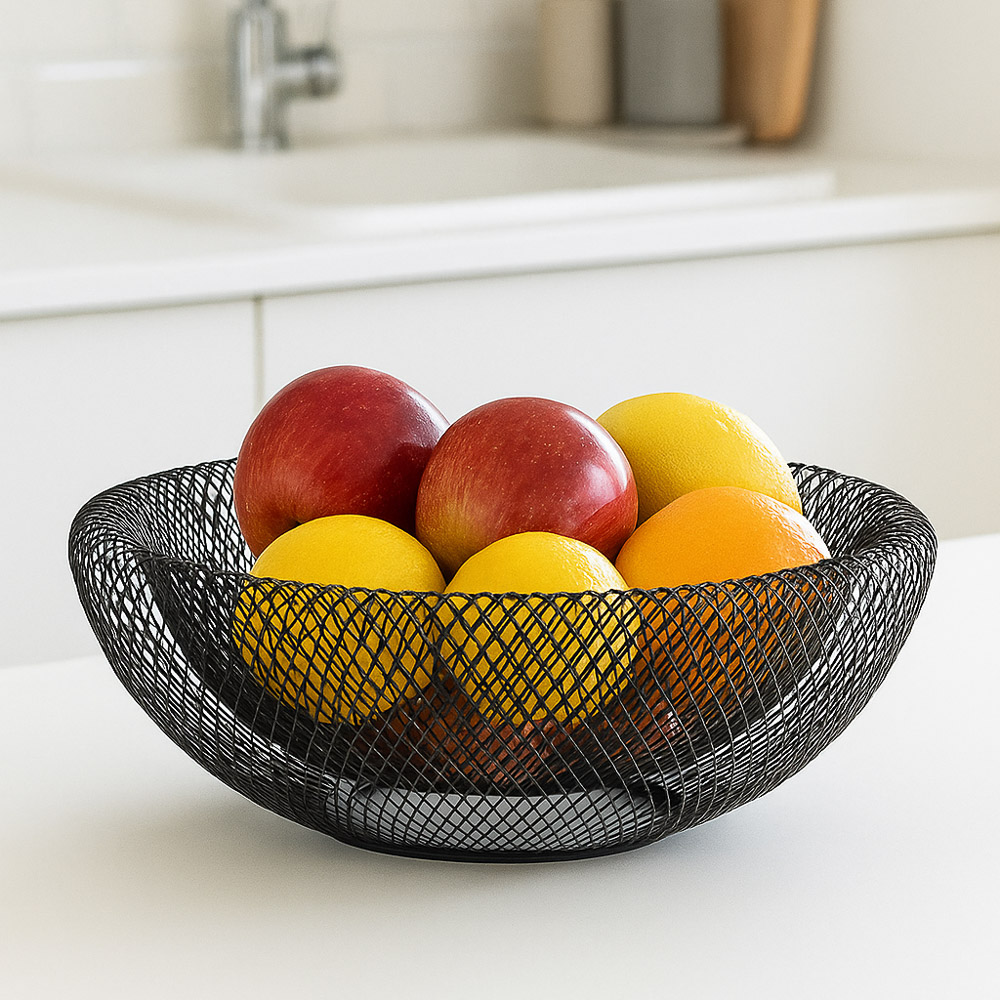 Корзина для фруктов тм SATOSHI, 24х9,5см, сталь, арт.№ 827-126