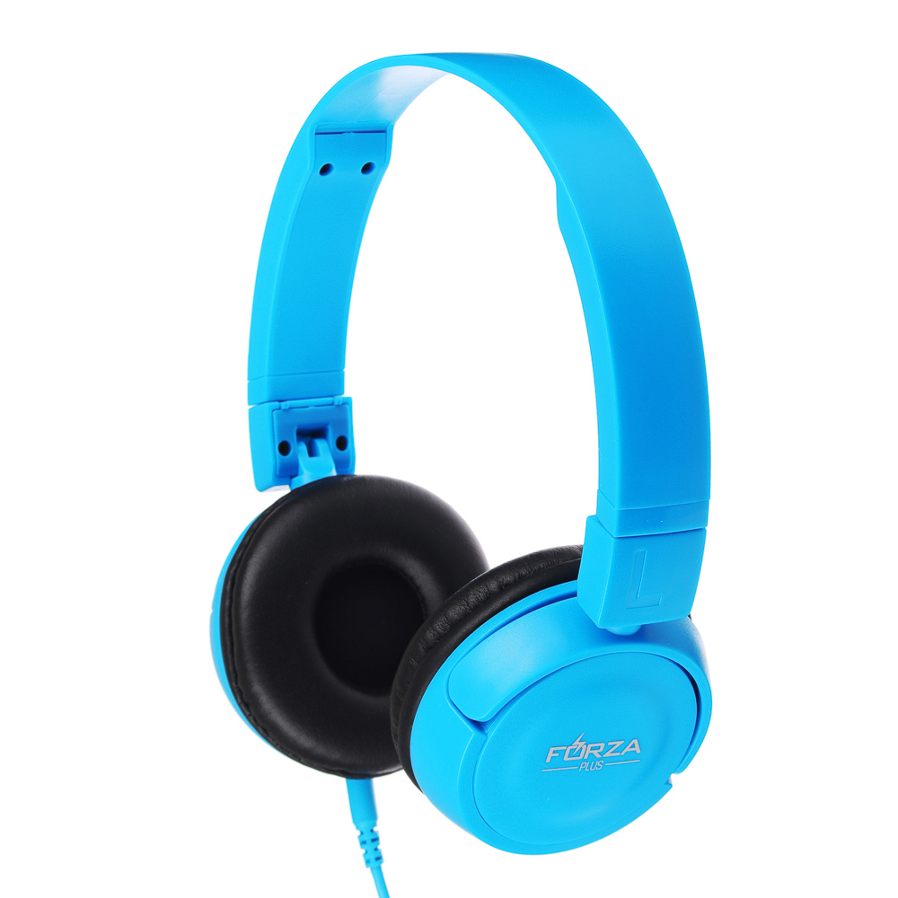 Наушники проводные полноразмерные FORZA Старт, гарнитура, коробка ПВХ, 4 цвета, арт.№ 916-134