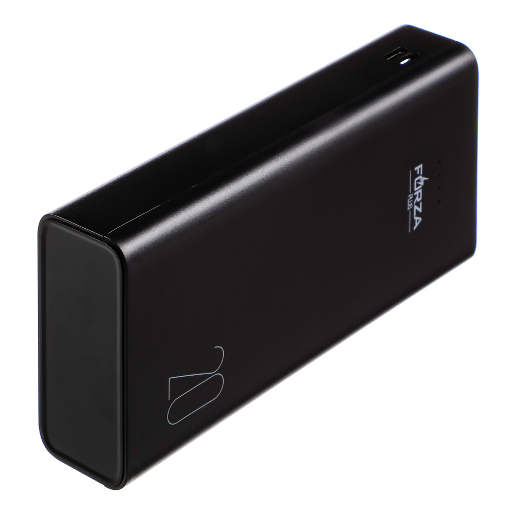 Аккумулятор мобильный FORZA 20000мАч, 2xUSB, 2А, фонарик, 2 цвета, арт.№ 916-163