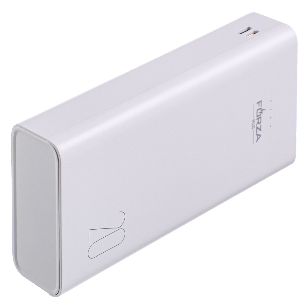 Аккумулятор мобильный FORZA 20000мАч, 2xUSB, 2А, фонарик, 2 цвета, арт.№ 916-163