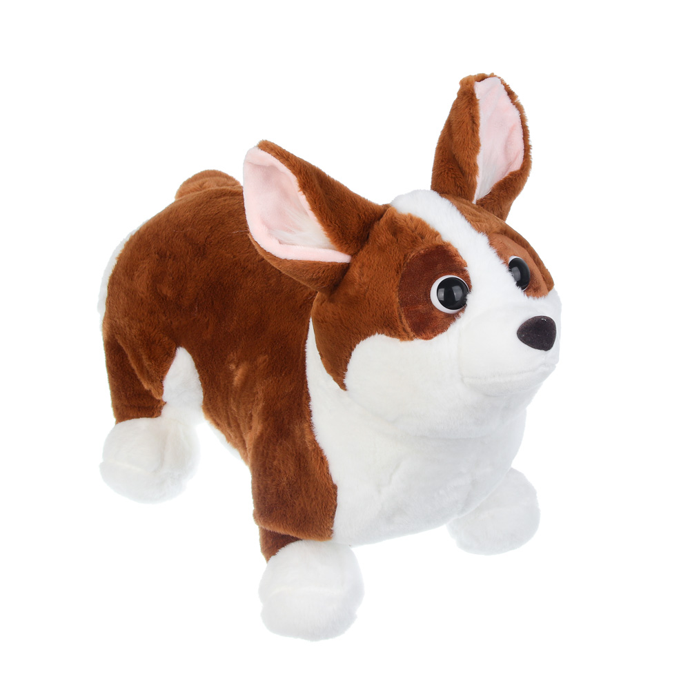 Игрушка мягкая "Корги" 40 см, полиэстер, ИГРОЛЕНД, 2804-55, 3+, арт.№ 264-681