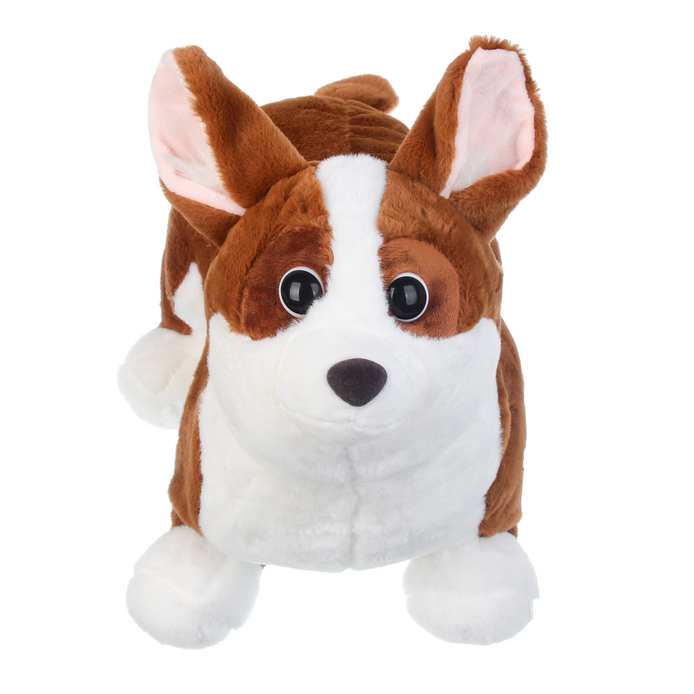 Игрушка мягкая "Корги" 40 см, полиэстер, ИГРОЛЕНД, 2804-55, 3+, арт.№ 264-681