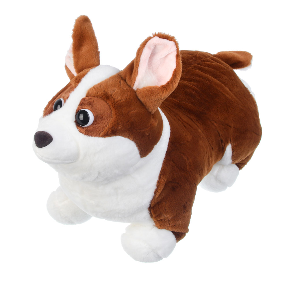Игрушка мягкая "Корги" 40 см, полиэстер, ИГРОЛЕНД, 2804-55, 3+, арт.№ 264-681