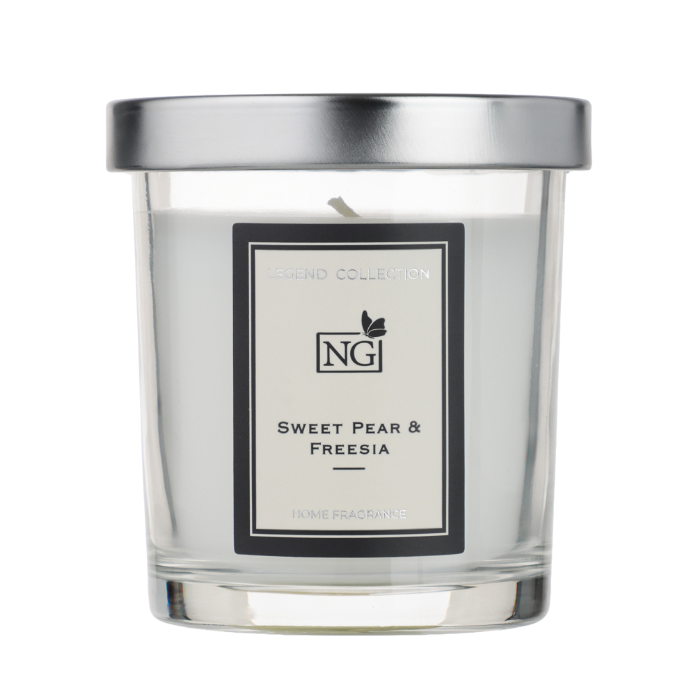 NEW GALAXY Свеча ароматизированная LEGEND COLLECTION, 88 гр, Sweet Pear & Freesia, арт.№ 778-285