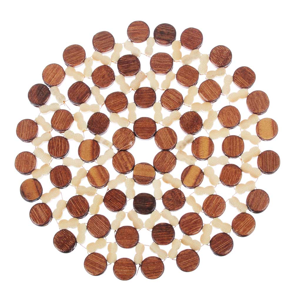 Подставка под горячее бамбук "Капучино" d20,5см, арт.№ 888-043