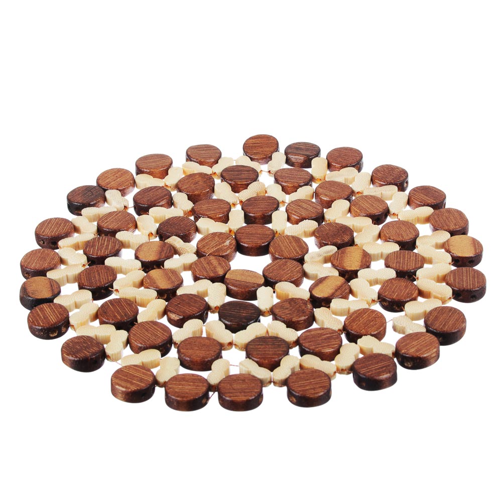 Подставка под горячее бамбук "Капучино" d20,5см, арт.№ 888-043