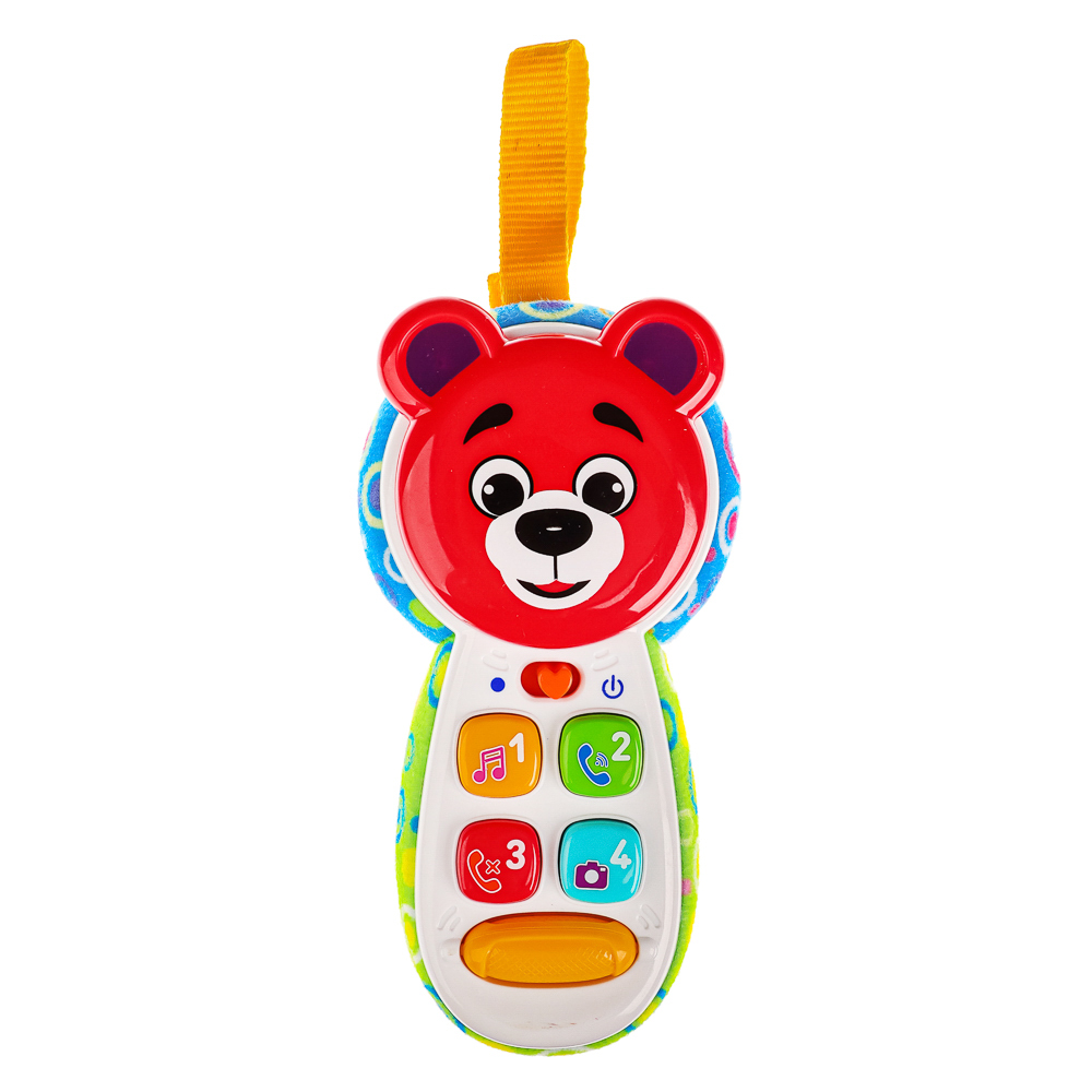 ИГРОЛЕНД Игрушка обучающая в виде телефона, свет, звук, 2xААA, ABS, 16х8х4см, 2 дизайна, арт.№ 272-716