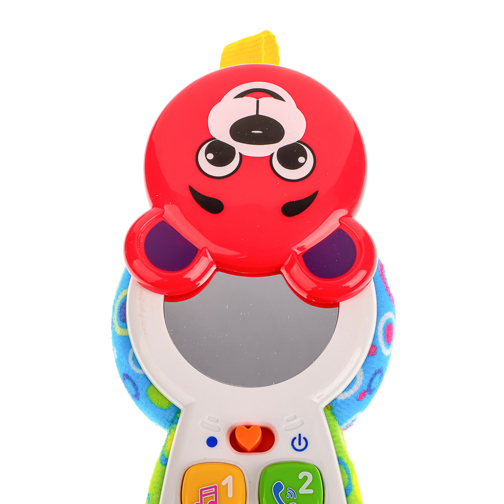 ИГРОЛЕНД Игрушка обучающая в виде телефона, свет, звук, 2xААA, ABS, 16х8х4см, 2 дизайна, арт.№ 272-716