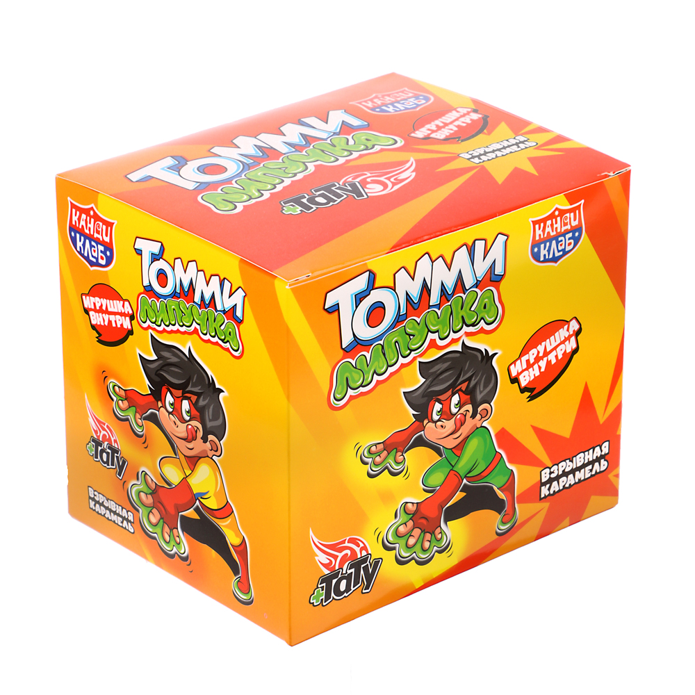 Взрывная карамель с татуировкой "ТОММИ-ЛИПУЧКА" 1гр, арт.№ 347-370