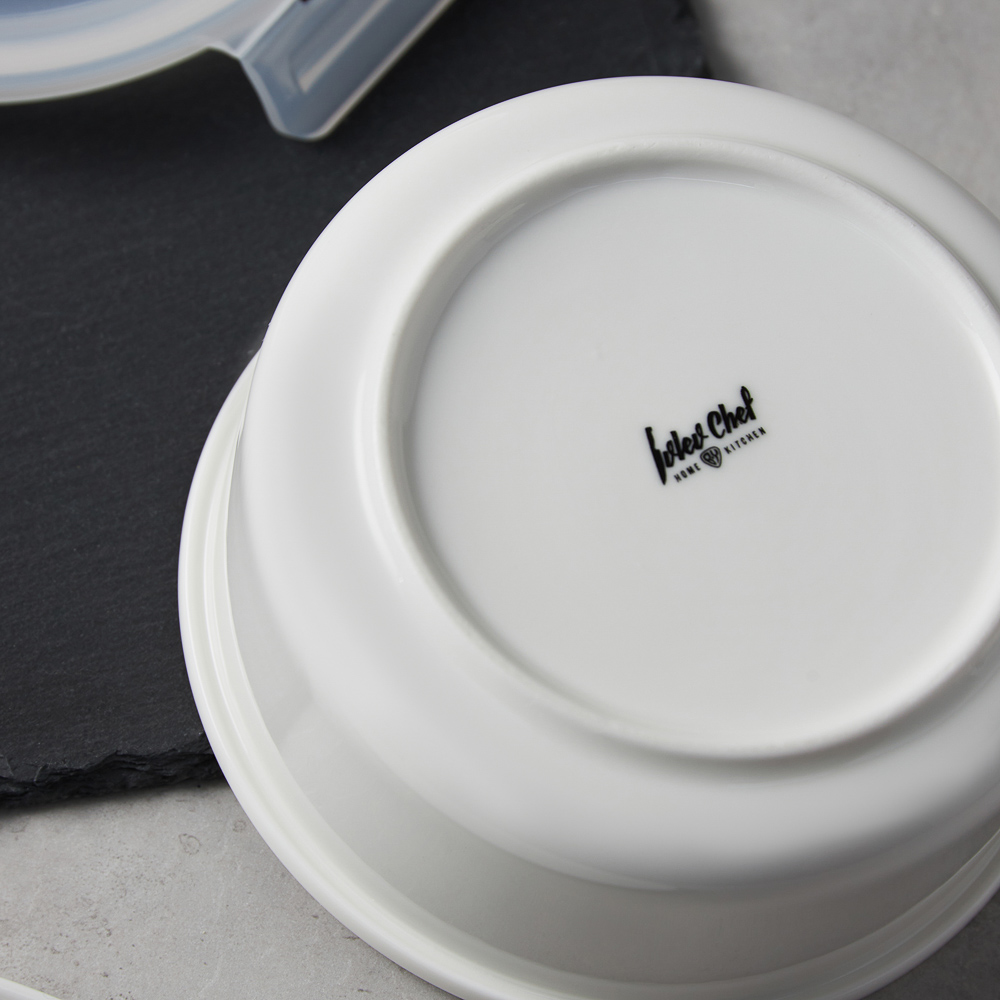 Ivlev Chef Элеганс Салатник с крышкой, 400мл, 13,5х13,5х6,5см, фарфор, арт.№ 824-568