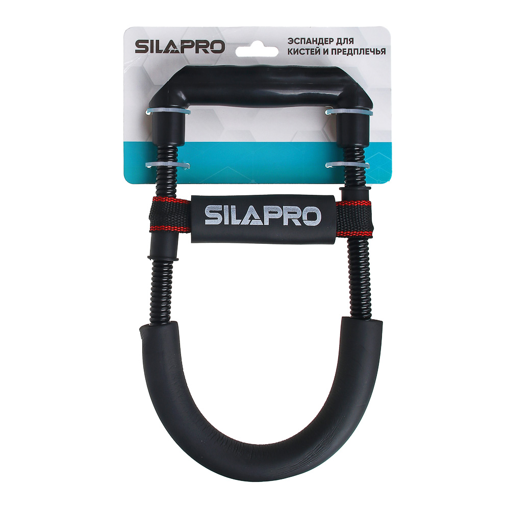 SILAPRO Эспандер для кистей и предплечья 25x14см, 20кг, ПП, углерод.сталь, поролон, арт.№ 197-056