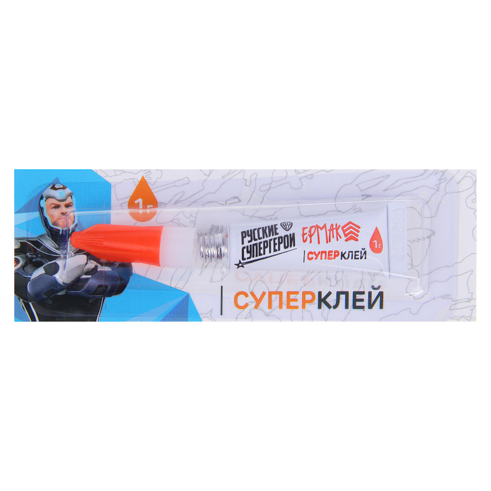 ЕРМАК Супер клей 1г на блистере, арт.№ 469-003