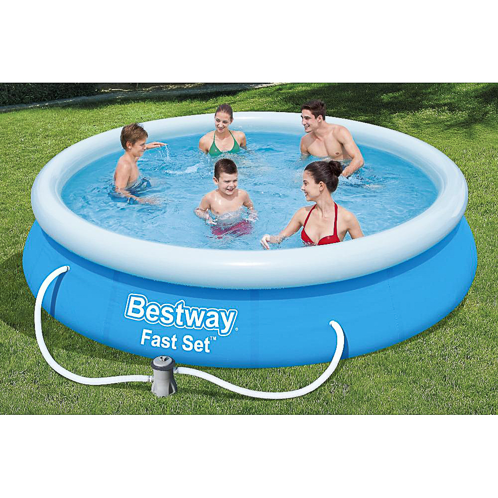 BESTWAY Бассейн с надувным бортом с ф.-насосом,366 х 76 см, 5377 л 57274, арт.№ 012-004