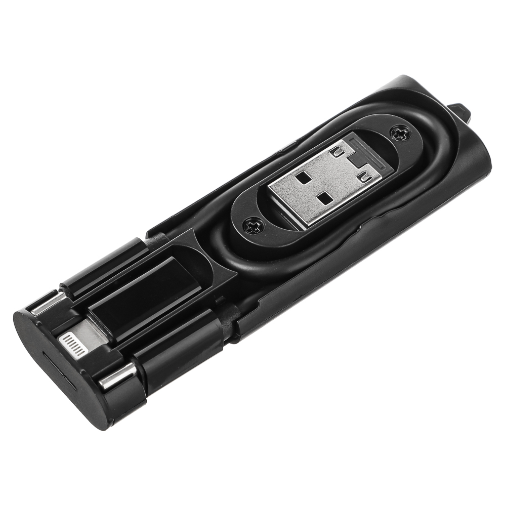 Набор кабелей TYPE-C/C BY, переходники: USB, IP, Micro-USB, скрепка, кейс для хранения, арт.№ 470-190