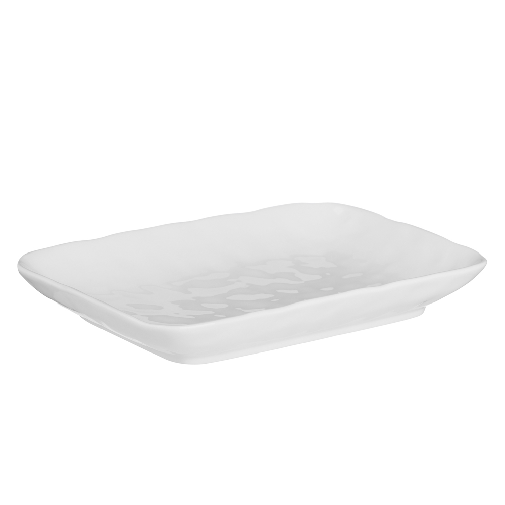 MILLIMI Вейв Блюдо прямоугольное, 26,5х17,5х3,5см, фарфор, арт.№ 816-019