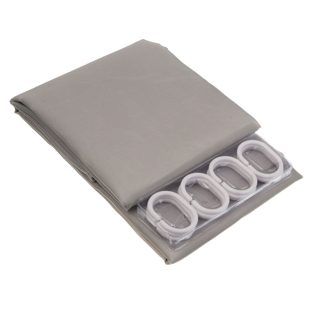 Штора для ванной тм VETTA Swanny, полиэстер 80 г/м2, 200x200см, 3 цвета, арт.№ 461-536